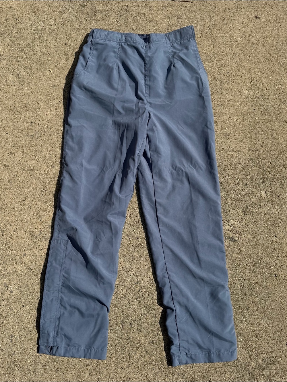 Vintage Sunice Golf Shell Pants Slate Blue L